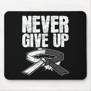 Love Karate Black Belt Gift Design Martial Arts Gi Mouse Mat