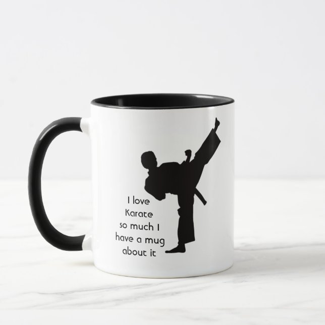 Love Karate so much I  So Much Fun Quote   Mug (Left)