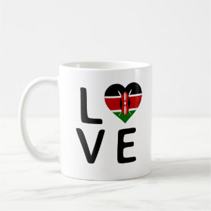 Love - Kenya Flag Coffee Mug
