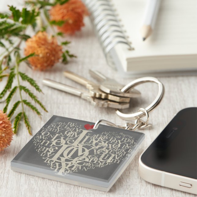 Love Keychain (Front Right)