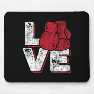 Love - Kickboxer Kickboxing Fitness Workout Martia Mouse Mat