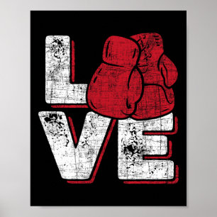 Love - Kickboxer Kickboxing Fitness Workout Martia Poster