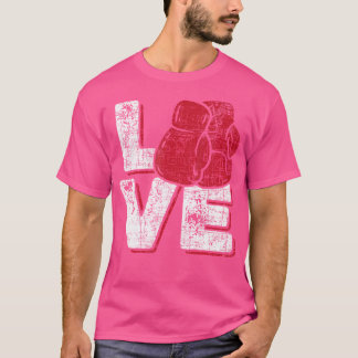 Love Kickboxer Kickboxing Fitness Workout Martial  T-Shirt