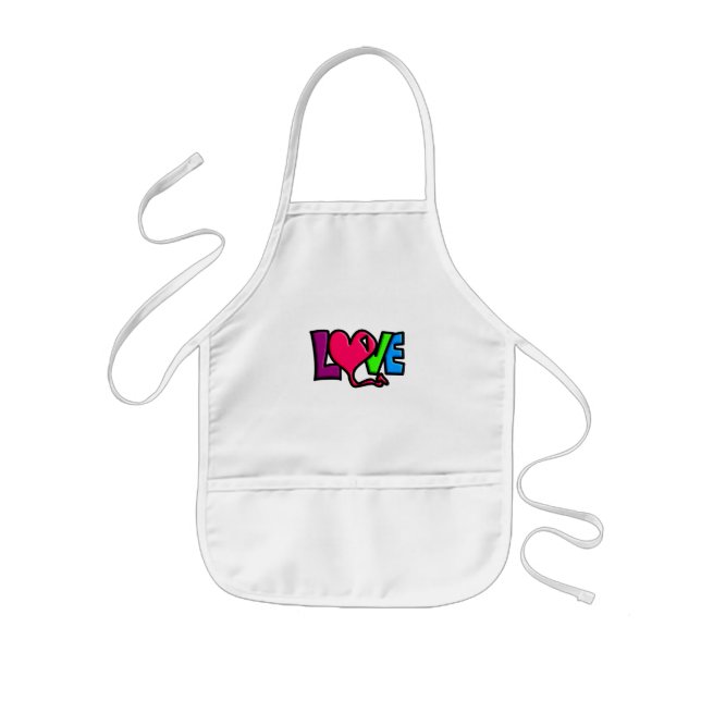 Love   kids apron (Front)