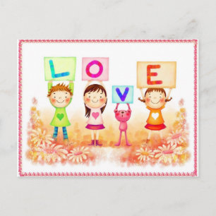 love kids postcard