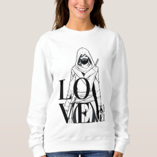 Love Kill: Mysterious Assassin Art Sweatshirt