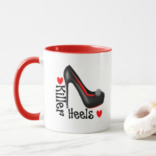 Love Killer Heels Girly Shoe Graphic Mug