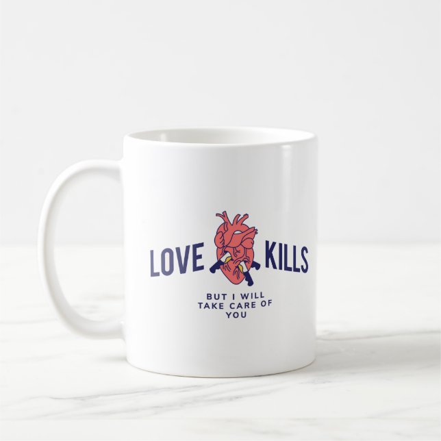 Love Kills Coffee Mug (Left)