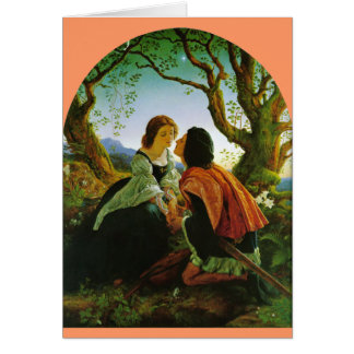 Love kiss romantic couple mediaeval sword Hesperus