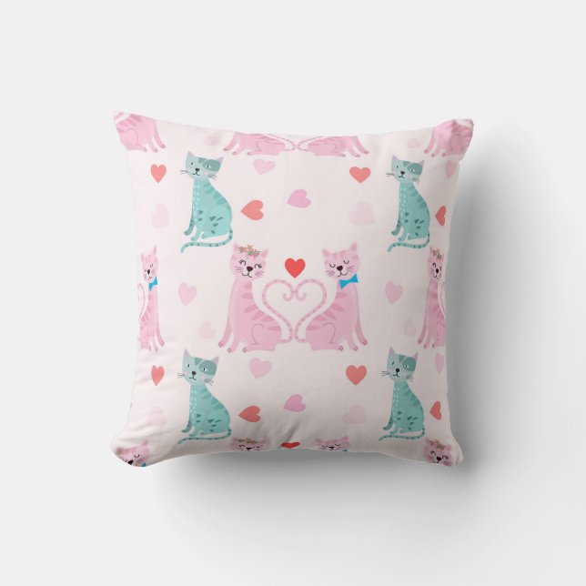 Love Kitties Cushion (Front)