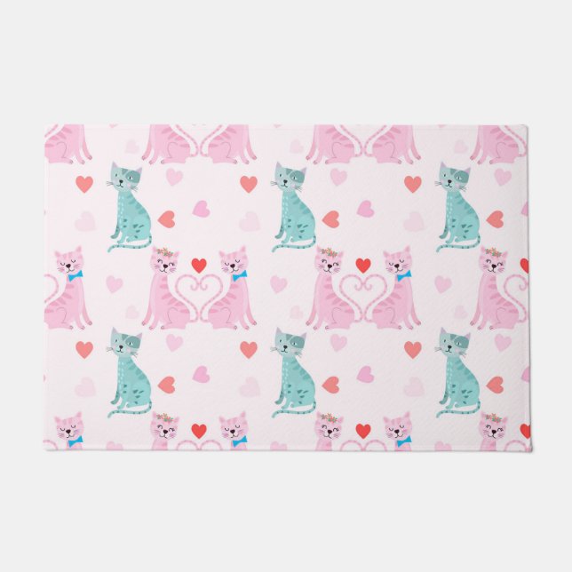 Love Kitties Doormat (Front)