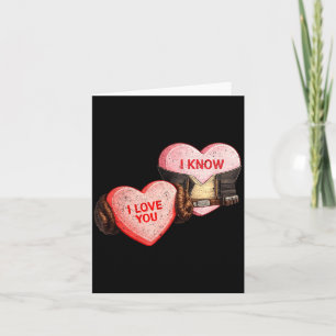 Love - know - funny sci-fi valentine's day space card