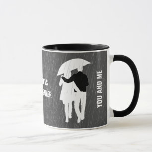 Love Knows No Bad Weather customisable Mug