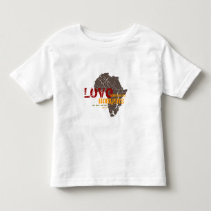 Love Knows No Borders - Africa Adoption Customised Toddler T-Shirt