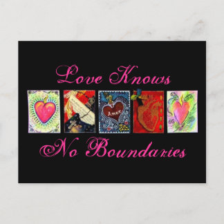 "Love Knows No Boundaries" Postcards
