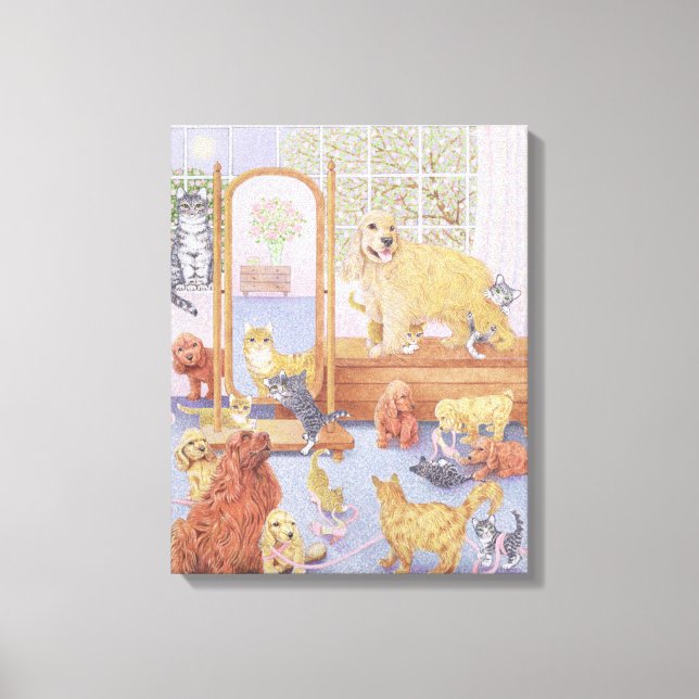 Love knows no bounds canvas print (Front)