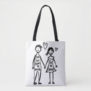 Love knows no bounds tote bag