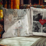 Love Knows No Distance Long-Distance Relationship Cushion<br><div class="desc">Celebrate the unbreakable bond of love that spans across miles with our beautifully designed "Love Knows No Distance" Pillow. Featuring a vintage-inspired map background, a delicate dotted flight path with a plane icon, and a heartfelt message, this pillow is the perfect keepsake for couples in long-distance relationships. Customise it with:...</div>