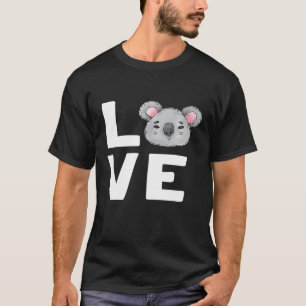 Love Koala Bear Cute Ecologist Australia Girl Boy  T-Shirt