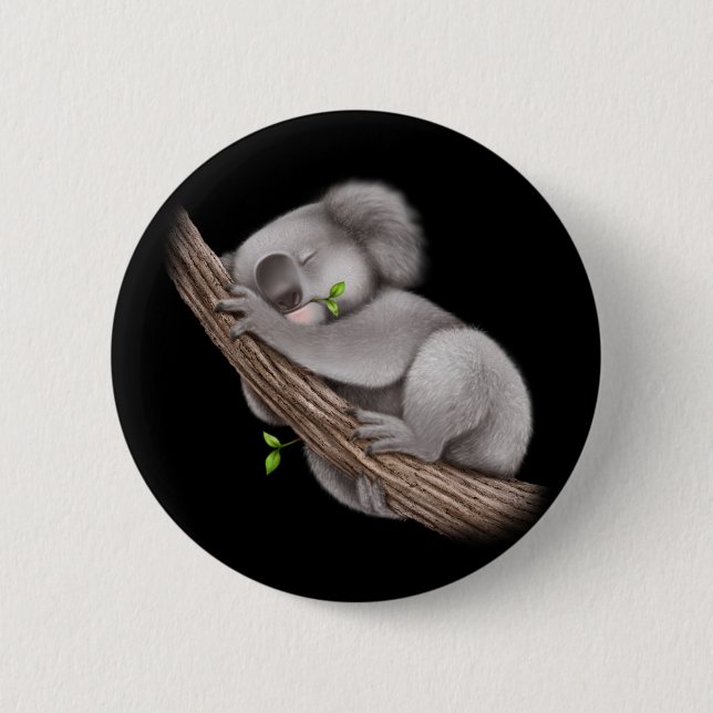 Love Koala Bears  6 Cm Round Badge (Front)