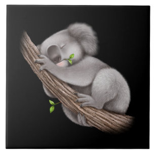 Love Koala Bears Classic Tile