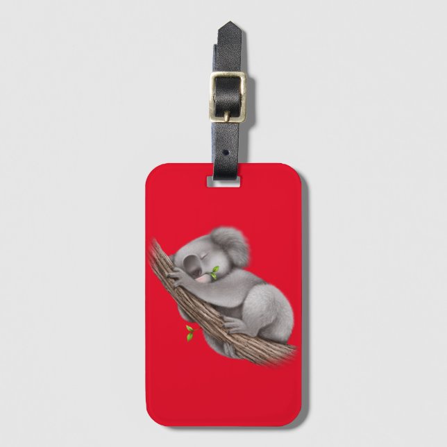 Love Koala Bears  Luggage Tag (Front Vertical)