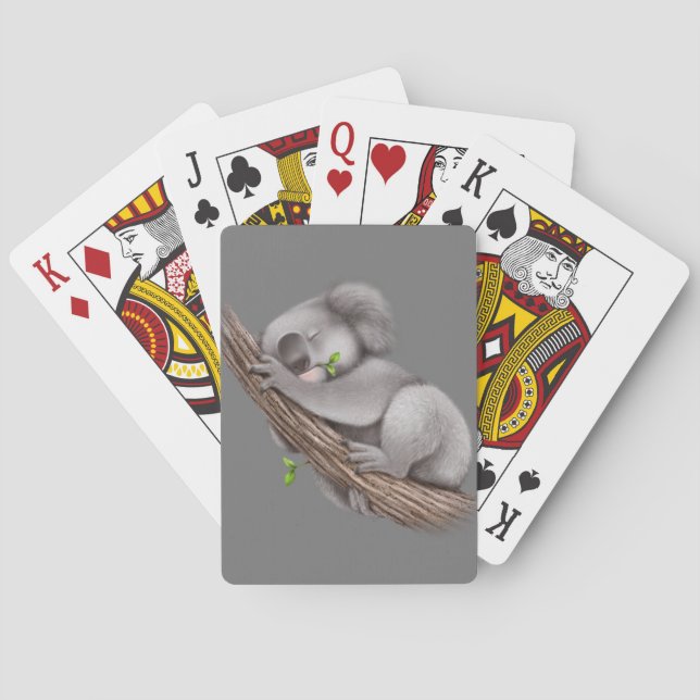 Love Koala Bears  Playing Cards (Back)