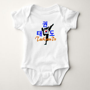 ❤☯✔Love Korean Martial Art-TaeKwonDo Baby Jersey Bodysuit