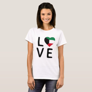 Love - Kuwait Flag T-Shirt
