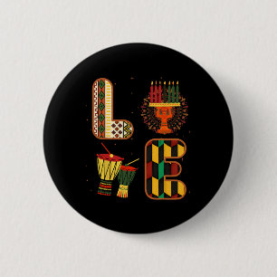 Love Kwanzaa Seven Principles Of Kwanzaa Happy Kwa 6 Cm Round Badge