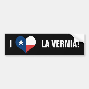 LOVE LA VERNIA! BUMPER STICKER