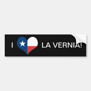 LOVE LA VERNIA! BUMPER STICKER
