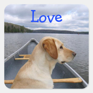 Love Labrador Retriever Puppies Sticker