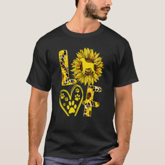 Love Labrador Retriever Sunflower Labrador Dog Own T-Shirt