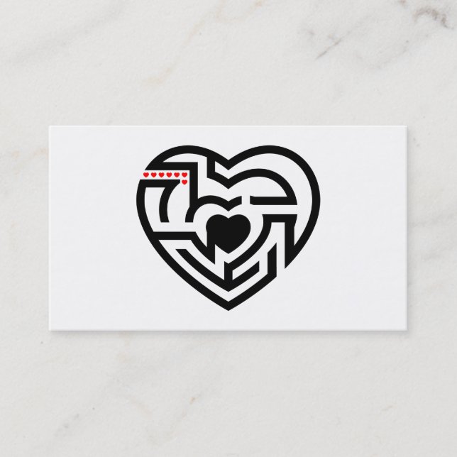 love labrynth business card (Front)