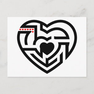 love labrynth postcard