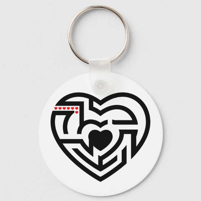 love labyrinth key ring (Front)