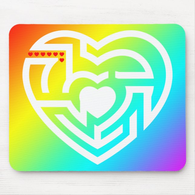 love labyrinth mouse mat (Front)