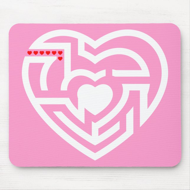 love labyrinth mouse mat (Front)