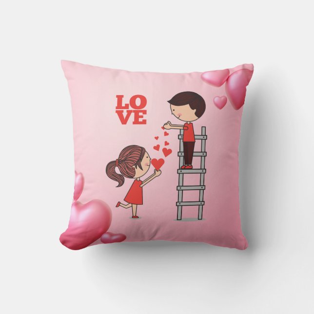 Love Ladder – Romantic Cushion (Front)