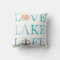 Love Lake Life Watercolor Typography Nautical