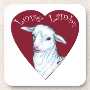Love Lambs Coaster