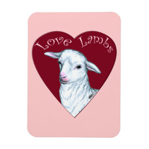Love Lambs Magnet