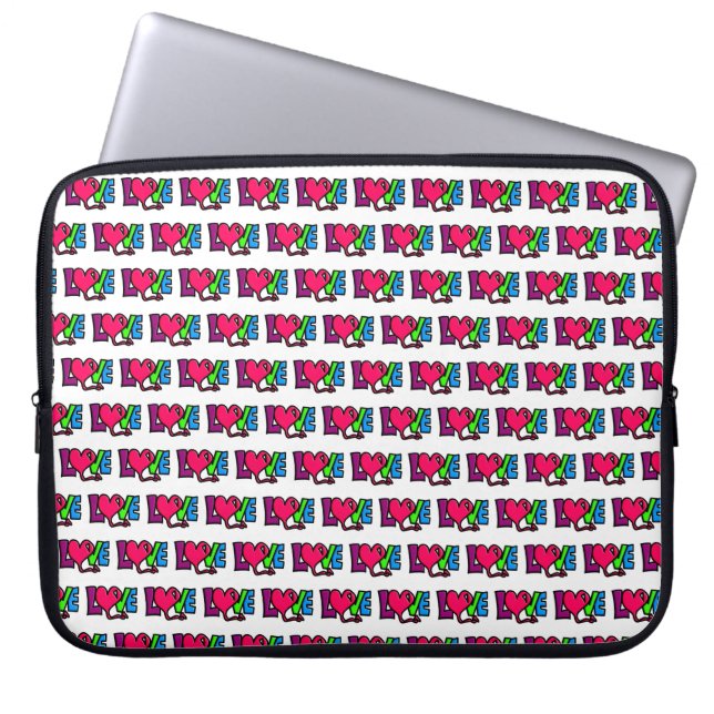 Love  laptop sleeve (Front)