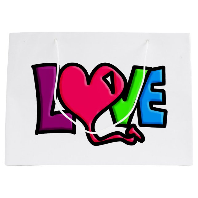 Love Large Gift Bag (Front)