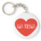 Love Las Vegas Nevada Red Heart Keychain