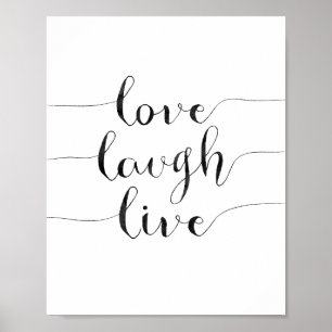 Love Laugh Live Poster
