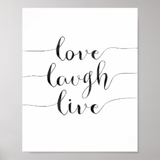 Love Laugh Live Poster
