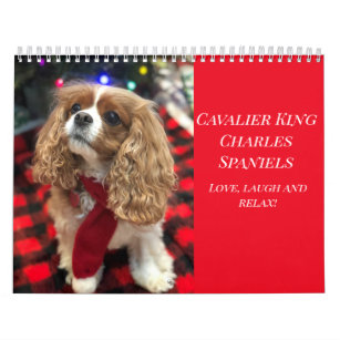Love, Laugh & Relax Cavalier King Charles Spaniels Calendar