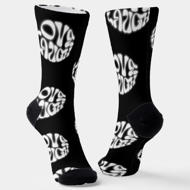 LOVE & LAUGH SOCKS (Angled)